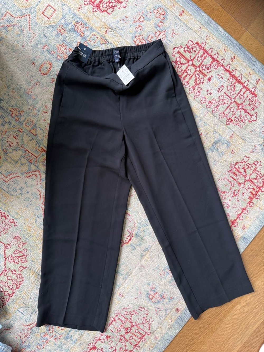 J. Crew Black Women's Straight-Leg Trousers